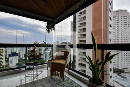 Varanda de apartamento à venda com 3 quartos, 167m² em Vila Andrade, São Paulo