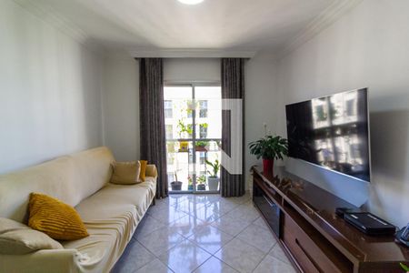 Sala de Estar de apartamento à venda com 3 quartos, 92m² em Jardim Marajoara, São Paulo