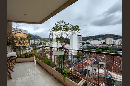 Varanda da Sala de apartamento à venda com 3 quartos, 195m² em Tijuca, Rio de Janeiro
