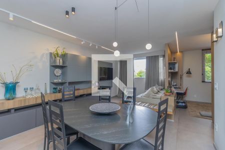 Sala de apartamento à venda com 3 quartos, 127m² em Cidade Nova, Belo Horizonte