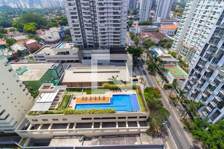 Varanda de kitnet/studio à venda com 1 quarto, 27m² em Santo Amaro, São Paulo