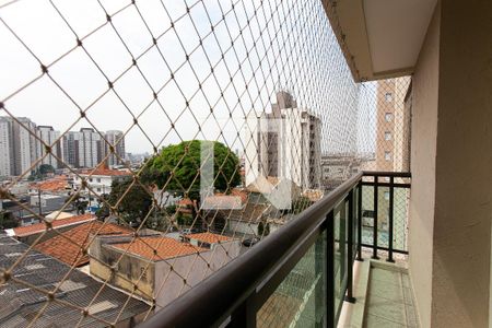 Varanda da Sala de apartamento à venda com 2 quartos, 57m² em Chácara Santo Antônio (zona Leste), São Paulo