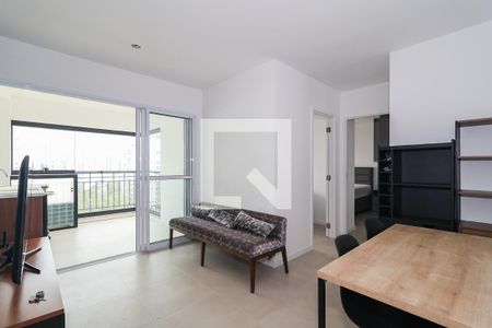 Sala de apartamento para alugar com 2 quartos, 58m² em Vila Andrade, São Paulo