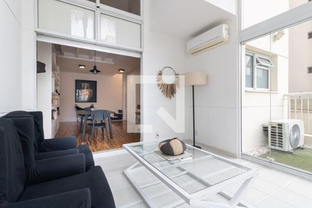 Varanda de apartamento à venda com 1 quarto, 82m² em Vila Nova Conceição, São Paulo