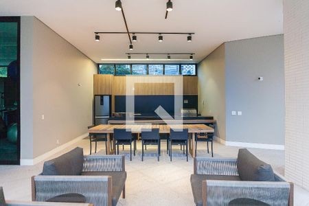 Área gourmet de apartamento à venda com 2 quartos, 82m² em Vila das Flores, Nova Lima