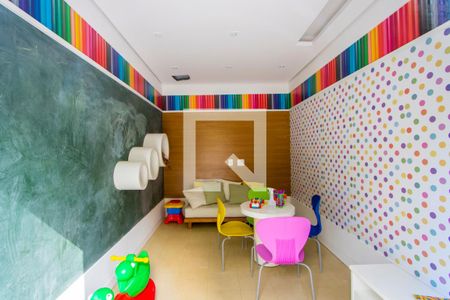 Área comum - Brinquedoteca de apartamento para alugar com 2 quartos, 44m² em Parque Sao Vicente, Santo André