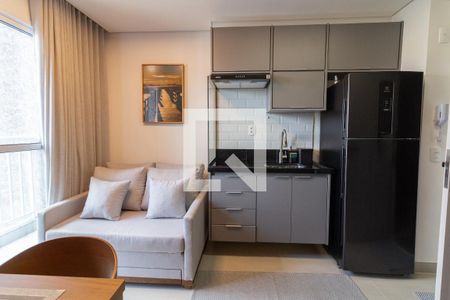 Sala /Cozinha de apartamento para alugar com 1 quarto, 25m² em Vila Butantã, São Paulo
