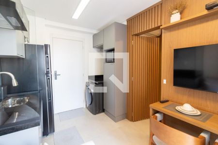 Sala /Cozinha de apartamento para alugar com 1 quarto, 25m² em Vila Butantã, São Paulo