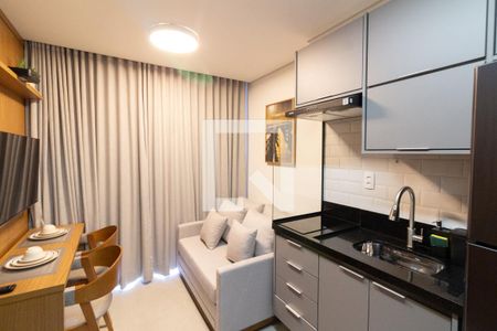 Sala /Cozinha de apartamento para alugar com 1 quarto, 25m² em Vila Butantã, São Paulo