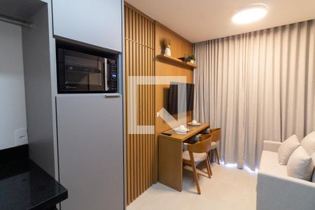 Sala /Cozinha de apartamento para alugar com 1 quarto, 25m² em Vila Butantã, São Paulo