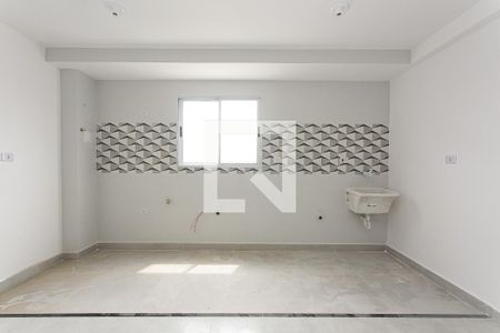 Sala/Cozinha de apartamento para alugar com 2 quartos, 48m² em Vila Esperança, São Paulo