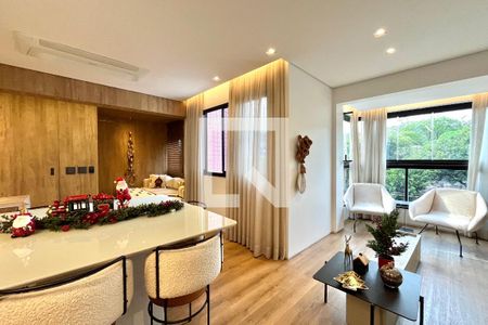 Sala de apartamento à venda com 3 quartos, 110m² em Vila Clementino, São Paulo