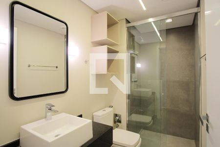 Banheiro de kitnet/studio para alugar com 1 quarto, 38m² em Vila Gomes Cardim, São Paulo