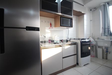 Cozinha de apartamento para alugar com 2 quartos, 52m² em Novo Riacho, Contagem
