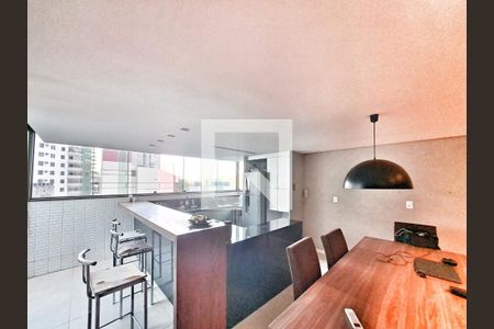 Sala/Cozinha de apartamento à venda com 3 quartos, 160m² em Luxemburgo, Belo Horizonte
