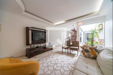 Sala de casa à venda com 4 quartos, 322m² em Campestre, Santo André