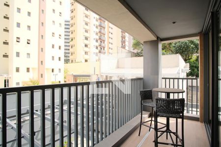 Varanda de kitnet/studio para alugar com 1 quarto, 38m² em Vila Gomes Cardim, São Paulo