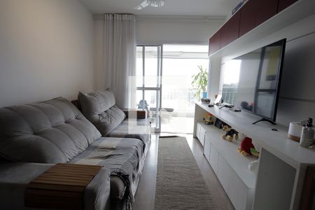 Sala de apartamento à venda com 3 quartos, 88m² em Vila Eldizia, Santo André
