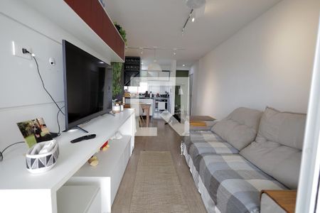 Sala de apartamento à venda com 3 quartos, 88m² em Vila Eldizia, Santo André