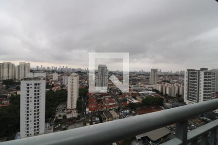 Varanda da Sala de apartamento para alugar com 2 quartos, 48m² em Jardim Independência (São Paulo), São Paulo