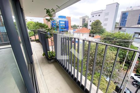 Varanda da Sala de apartamento à venda com 2 quartos, 156m² em Jardim Paulista, São Paulo