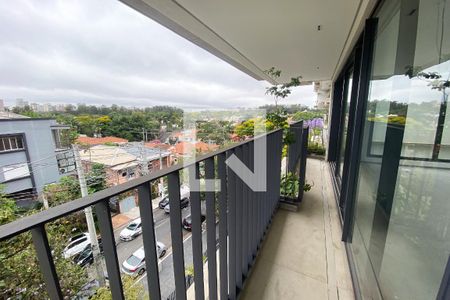 Varanda da Sala de apartamento à venda com 2 quartos, 156m² em Jardim Paulista, São Paulo