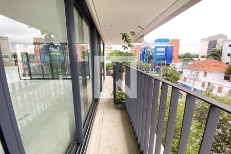 Varanda da Sala de apartamento à venda com 2 quartos, 156m² em Jardim Paulista, São Paulo