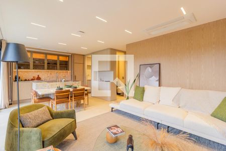 Sala/Cozinha de apartamento à venda com 1 quarto, 82m² em Jardim Paulista, São Paulo