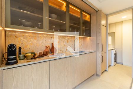 Sala/Cozinha de apartamento à venda com 1 quarto, 82m² em Jardim Paulista, São Paulo