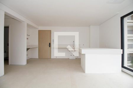 Sala/Cozinha de apartamento à venda com 1 quarto, 80m² em Jardim Paulista, São Paulo