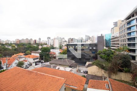 Varanda da Sala de apartamento à venda com 1 quarto, 156m² em Jardim Paulista, São Paulo