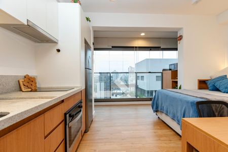 Studio de kitnet/studio para alugar com 1 quarto, 25m² em Jardim das Acacias, São Paulo