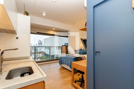 Studio de kitnet/studio para alugar com 1 quarto, 25m² em Jardim das Acacias, São Paulo