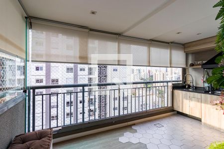 Varanda da Sala de apartamento à venda com 2 quartos, 81m² em Vila Andrade, São Paulo