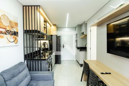 Sala/Cozinha de apartamento para alugar com 1 quarto, 27m² em Vila Olímpia, São Paulo