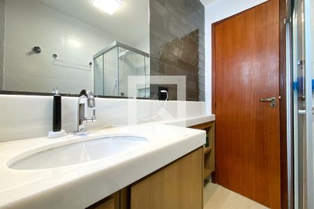 Banheiro da Suíte 1 de apartamento à venda com 2 quartos, 77m² em Luxemburgo, Belo Horizonte