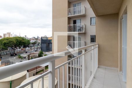 Sacada da Sala de apartamento para alugar com 1 quarto, 27m² em Bom Retiro, São Paulo