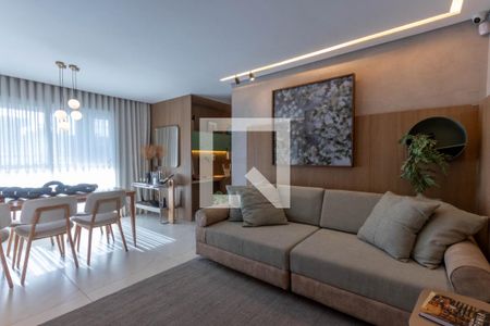 Sala de apartamento à venda com 2 quartos, 68m² em Pampulha, Belo Horizonte