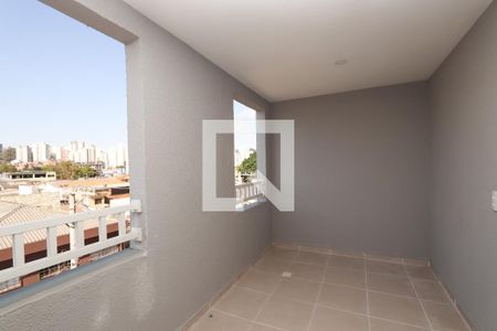 Varanda da Sala de apartamento para alugar com 1 quarto, 37m² em Vila Plana, São Paulo