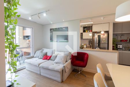 Sala de apartamento à venda com 2 quartos, 58m² em Vila Polopoli, São Paulo