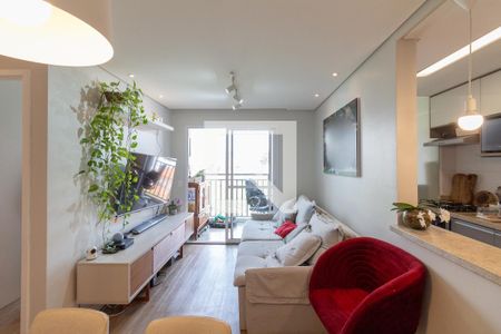 Sala de apartamento à venda com 2 quartos, 58m² em Vila Polopoli, São Paulo