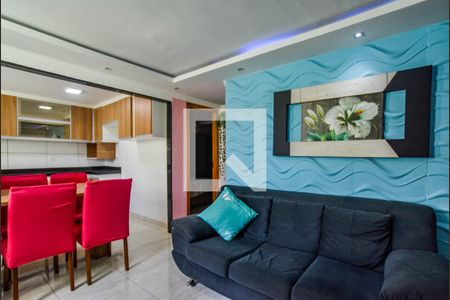 Sala de apartamento à venda com 2 quartos, 53m² em Vila Camilópolis, Santo André