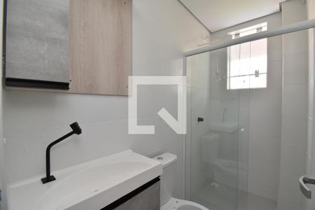 Banheiro do Studio de kitnet/studio para alugar com 1 quarto, 16m² em Tingui, Curitiba