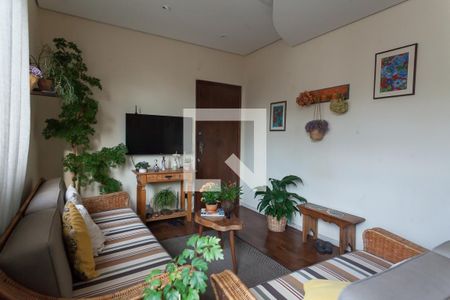 Sala de TV de apartamento à venda com 4 quartos, 120m² em Serra, Belo Horizonte