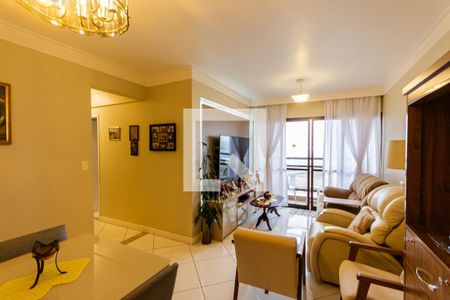 Sala de apartamento à venda com 3 quartos, 97m² em Vila Curuçá, Santo André