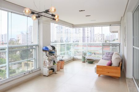 Varanda Gourmet de apartamento à venda com 3 quartos, 200m² em Vila Leopoldina, São Paulo