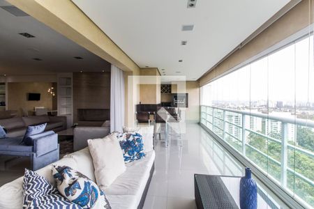 Varanda gourmet de apartamento para alugar com 3 quartos, 202m² em Alphaville Empresarial, Santana de Parnaíba