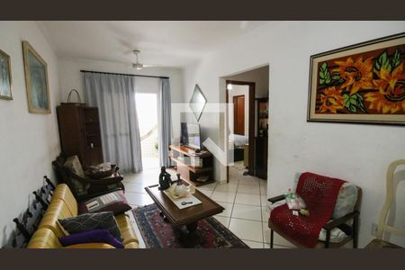 Sala de apartamento para alugar com 2 quartos, 80m² em Guilhermina, Praia Grande