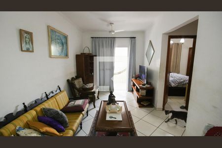 Sala de apartamento para alugar com 2 quartos, 80m² em Guilhermina, Praia Grande