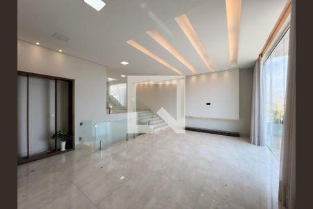 Sala de casa de condomínio para alugar com 3 quartos, 390m² em Gquitba, Valinhos